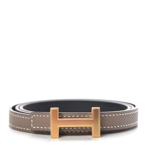 hermes focus belt 13mm|HERMES Epsom Swift 13mm Focus Belt 70 28 Black Etoupe .